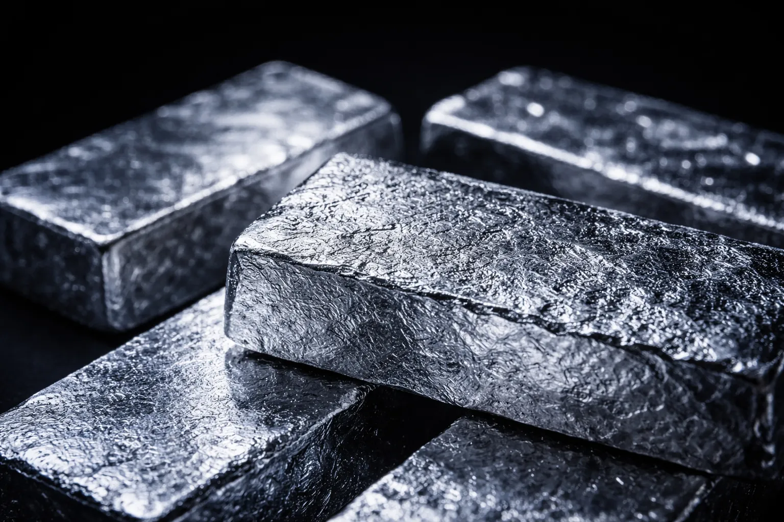 Crystalline silver bars